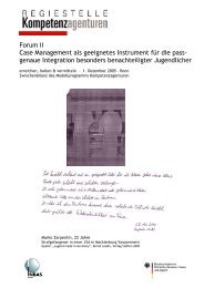 Case Management Dateiname - Kompetenzagenturen - INBAS GmbH