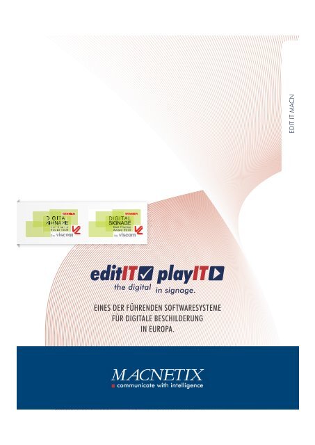 Download: Macnetix editITplayIT.pdf - Kompetenznetz Mittelstand