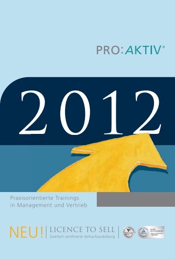 PROAKTIV Trainingsprogramm 2012.pdf - Kompetenznetz Mittelstand
