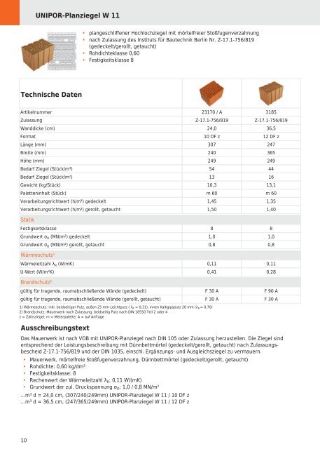 Ziegelhandbuch Technik und Ausschreibung.pdf - Kompetenznetz ...