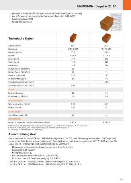 Ziegelhandbuch Technik und Ausschreibung.pdf - Kompetenznetz ...