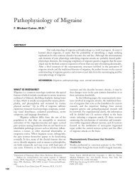 Pathophysiology of Migraine - Kompetenznetz Parkinson