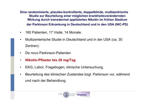 RBD-Studien und Meilensteine - Kompetenznetz Parkinson