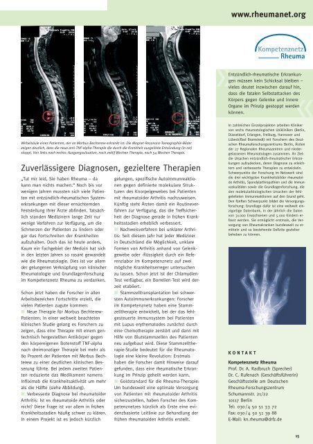 BroschÃ¼re "Kompetenznetze in der Medizin" - BMBF