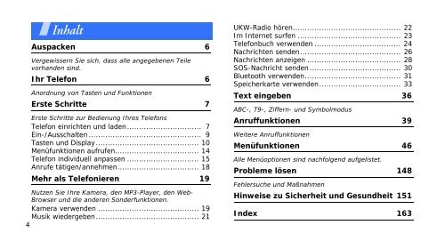 SGH-E250 Bedienungsanleitung - Komplettmobil.de