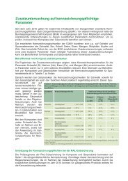 Zusatzuntersuchung auf kennzeichnungspflichtige Parameter