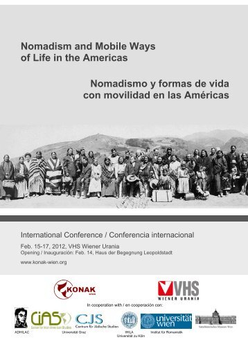 Nomadism and Mobile Ways of Life in the Americas ... - KonaK Wien