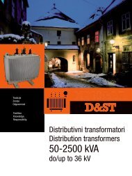 50-2500 kVA - KonÄar Distribution and Special Transformers Inc.
