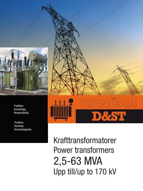 2,5-63 MVA - KonÄar Distribution and Special Transformers Inc.