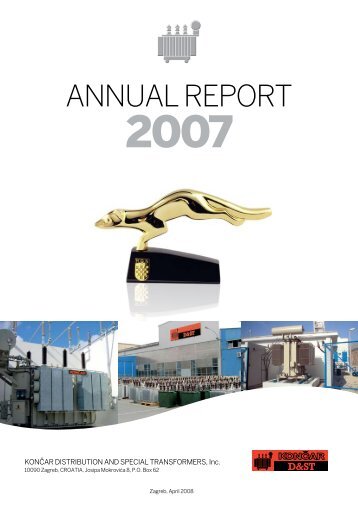 ANNUAL REPORT - KonÄar Distribution and Special Transformers Inc.