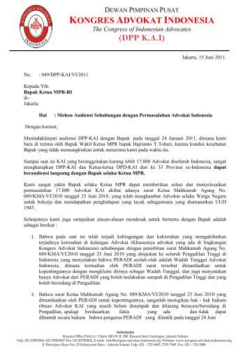 Contoh Surat Permohonan Audiensi Ke Dprd - Surat 5