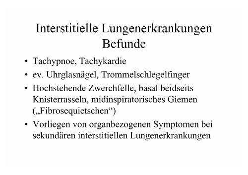 Interstitielle Lungenkrankheiten - Kongressanmeldung.de