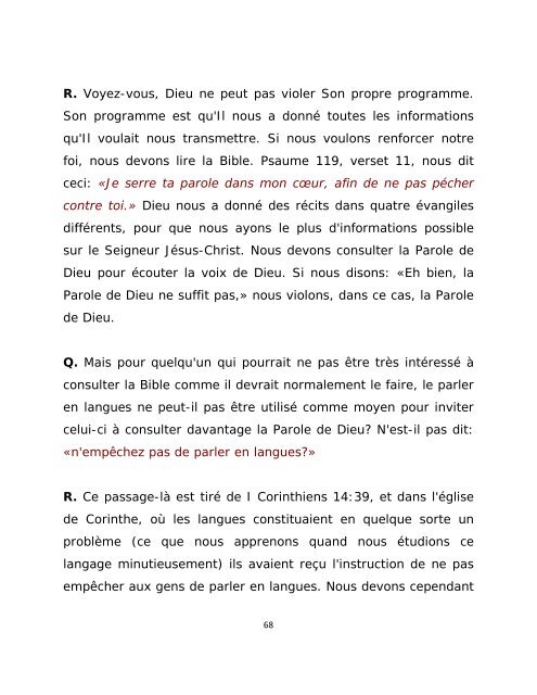 Le phénomène du parler en langues