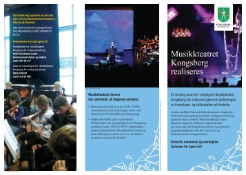 Informasjon om Musikkteateret - Kongsberg Kommune