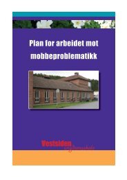 Plan for arbeidet mot mobbeproblematikk - Kongsberg Kommune
