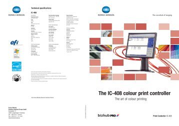 The IC-408 colour print controller - Konica Minolta