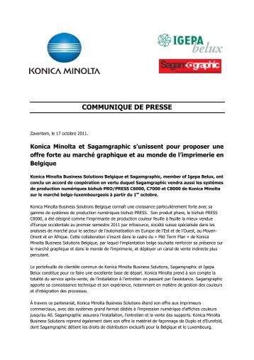 communique de presse - Konica Minolta