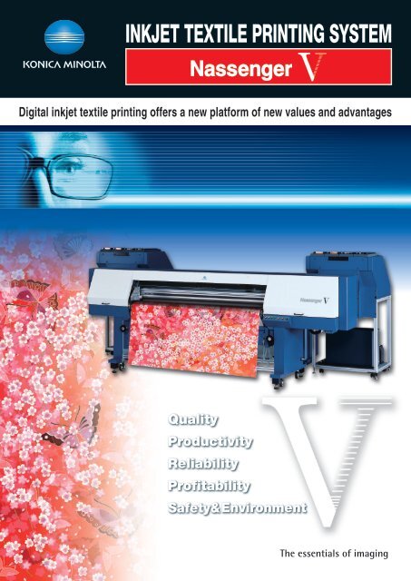konica minolta textile printer