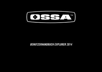 BENUTZERHANDBUCH EXPLORER 2014