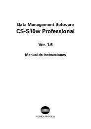 CS-S10w Professional - Konica Minolta