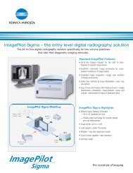 ImagePilot Sigma â the entry level digital ... - Konica Minolta