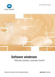 Software windream - Konica Minolta