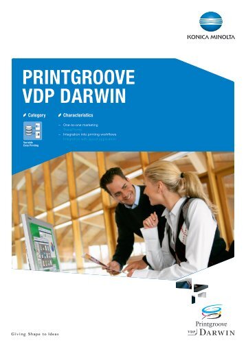 PRINTGROOVE VDP DARWIN - Konica Minolta