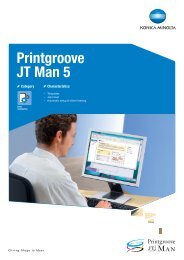 Printgroove JT Man 5 - Konica Minolta