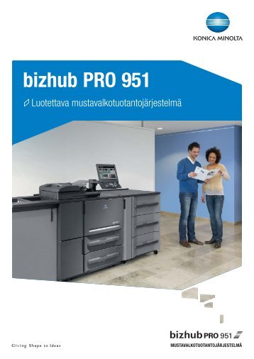 bizhub PRO 951 yleisesite, PDF - Konica Minolta