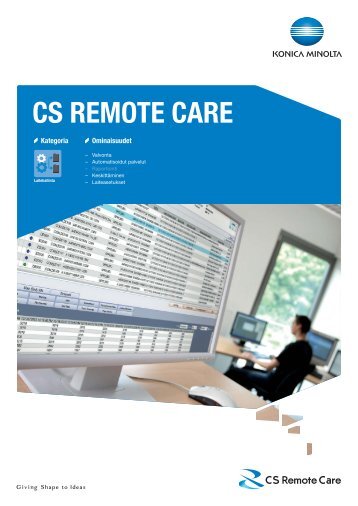 CS Remote CaRe - Konica Minolta