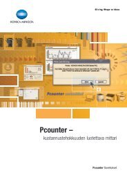 Datasheet, PDF - Konica Minolta