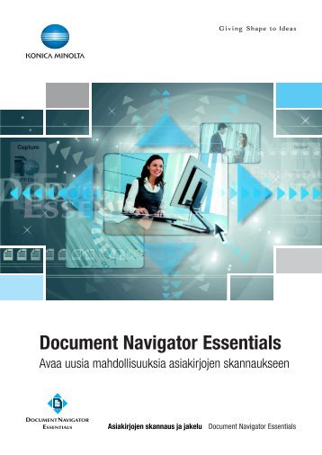 Document Navigator Essentials - Konica Minolta