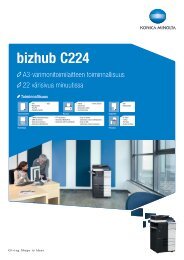 Esite bizhub C224, PDF - Konica Minolta