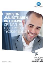 Räätälöidyt toimistojärjestelmät, PDF - Konica Minolta