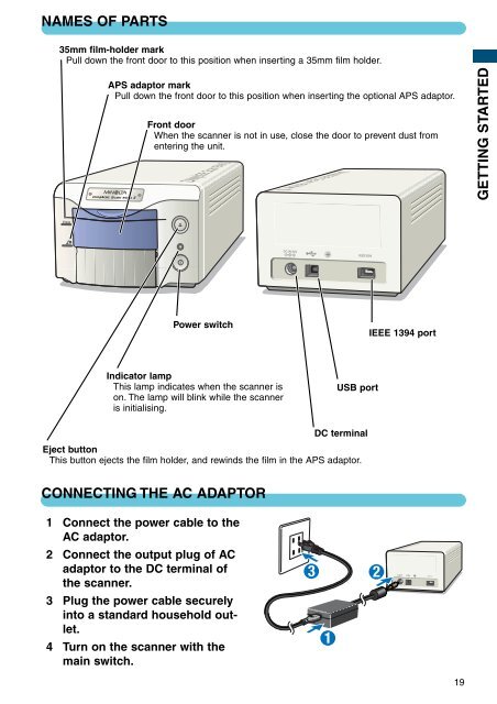 DiMAGE Scan Elite II Hardware OM - Konica Minolta Photo Imaging ...