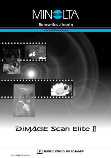 DiMAGE Scan Elite II - Konica Minolta Photo Imaging Europe GmbH