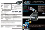 Brochure DiMAGE Scan Dual III - Konica Minolta Photo Imaging ...