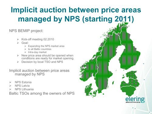 Congestion Management between Baltic states - Konkurentsiamet