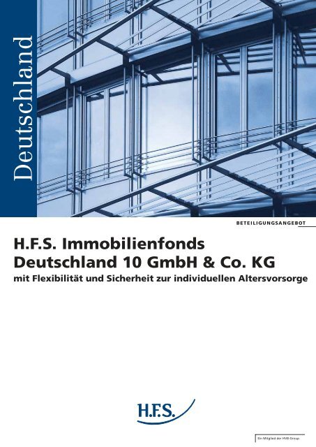 Hfs Immobilienfonds Deutschland 10 Gmbh Co Kg Agentur Um