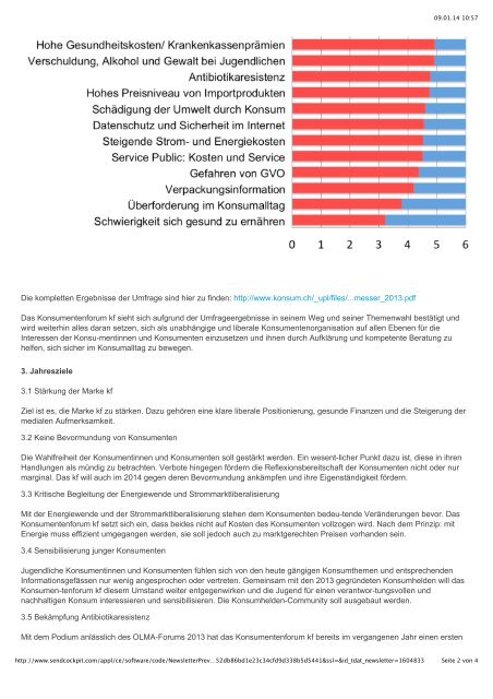 Jahresmedienkonferenz vom 09.01.2014 - Konsumentenforum kf