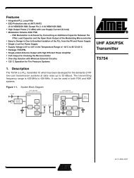 UHF ASK/FSK Transmitter T5754