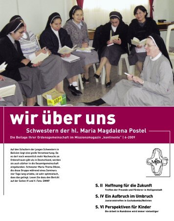 Schwestern der hl. Maria Magdalena Postel - Kontinente