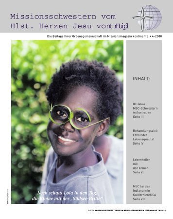 Missionsschwestern vom Hlst. Herzen Jesu von Hiltrup - Kontinente