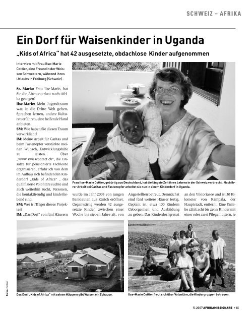 Ein Dorf fÃ¼r Waisenkinder in Uganda - Kontinente