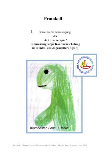 Protokoll - Konsensusgruppe Kontinenzschulung