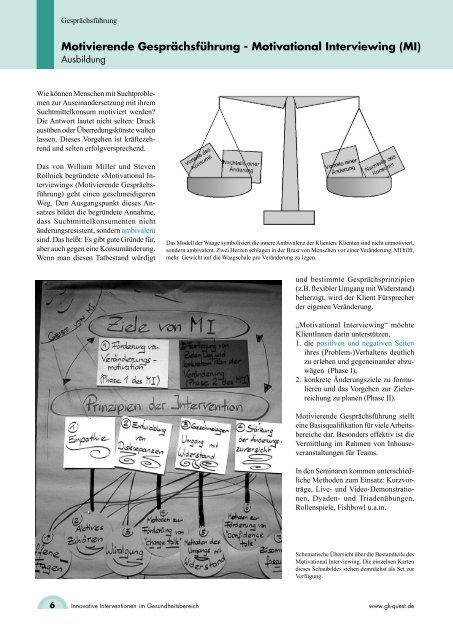 Motivierende GesprÃ¤chsfÃ¼hrung - Motivational Interviewing (MI)