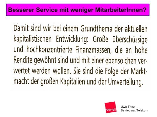 Uwe Tratz Betriebsrat Telekom