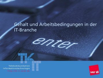 Gehalt und Arbeitsbedingungen in der IT-Branche