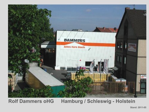 Unternehmenshistorie - Rolf Dammers ohg