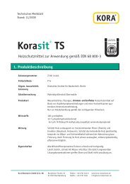 KorasitÂ® TS - KORA Holzschutz